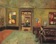 Roger Fry A Room in the Second Post-Impressionist Exhibition(The Matisse Room) France oil painting reproduction